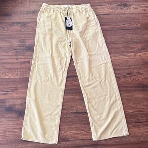 Rag & Bone Ultra Featherweight Logan Beach Pants pastel yellow size medium.